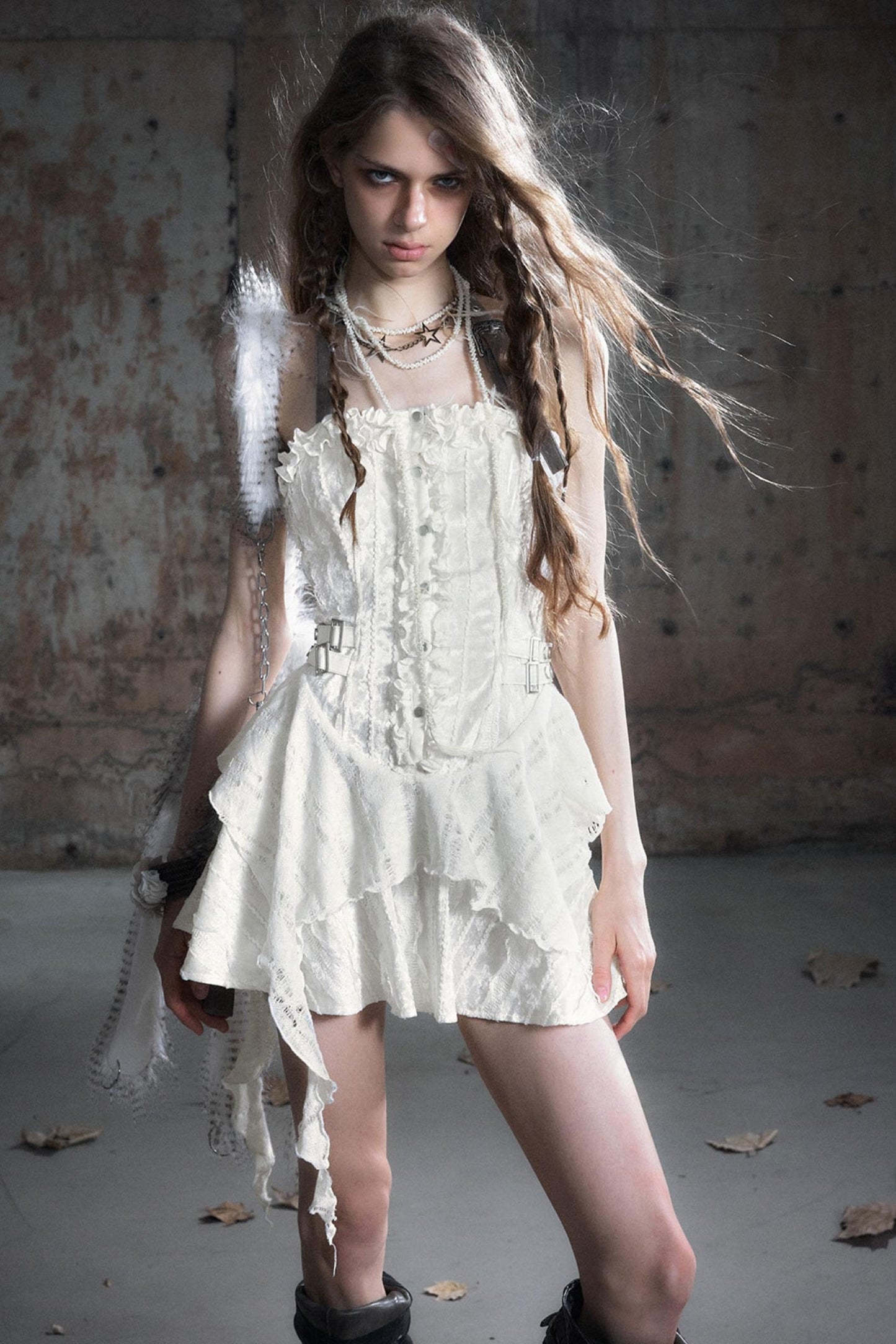 Versatile Lace Halterneck Sundress