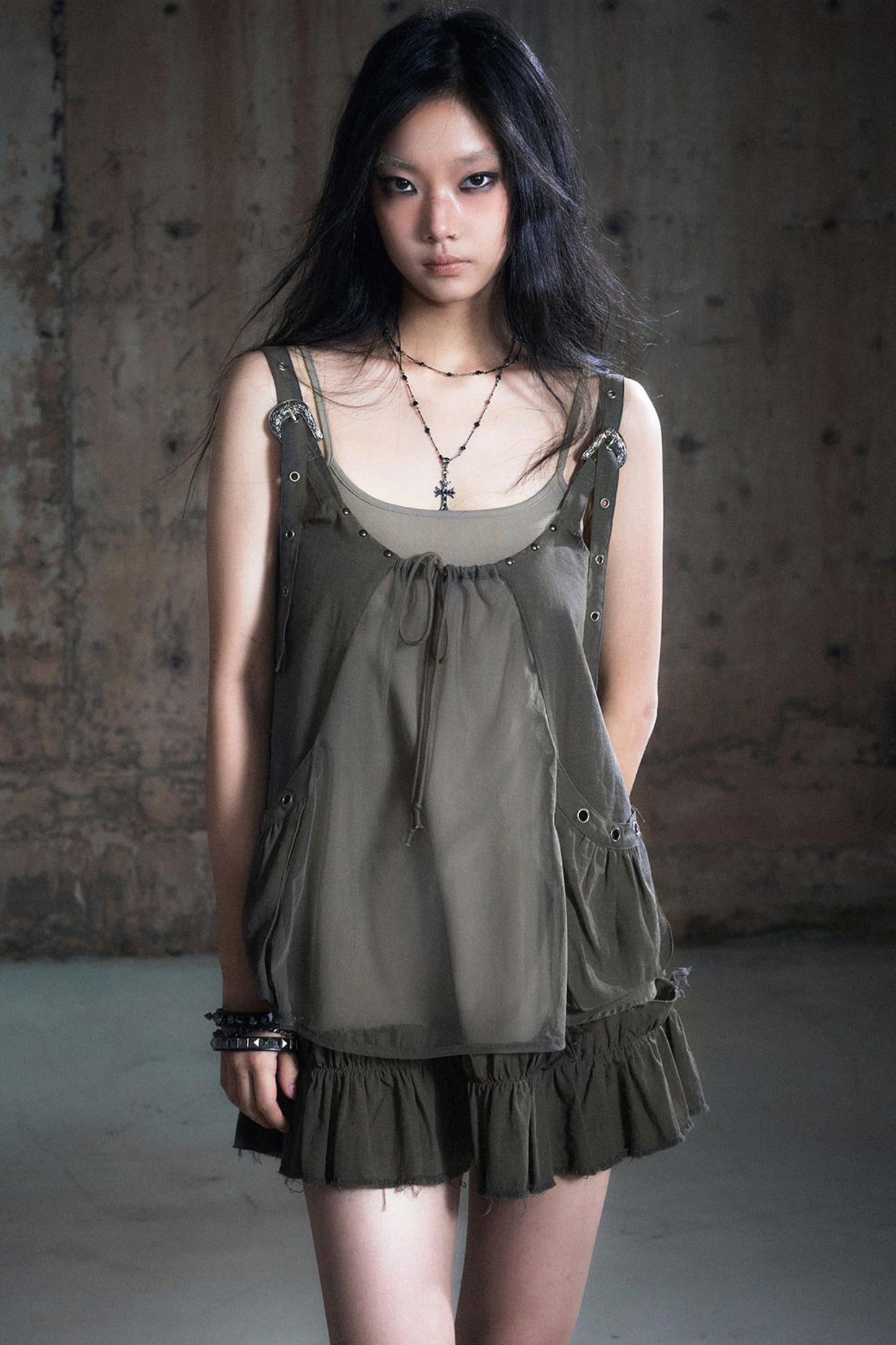 Two-Piece Strap Fall Dress