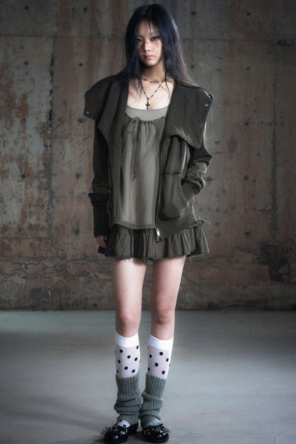 Two-Piece Strap Fall Dress