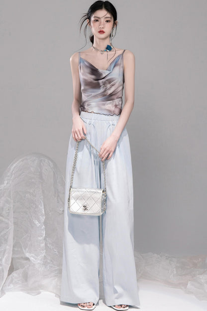 Twilight Sky Blue Swing Dress