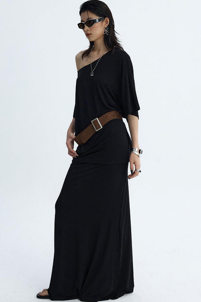 Vintage Distressed Square Buckle Waist Seal