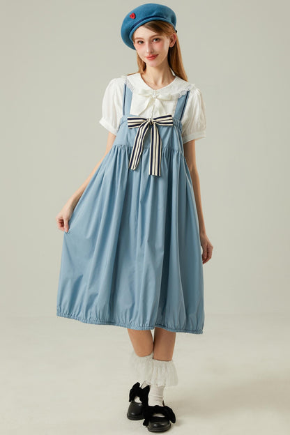 Blue Strappy Maxi Dress