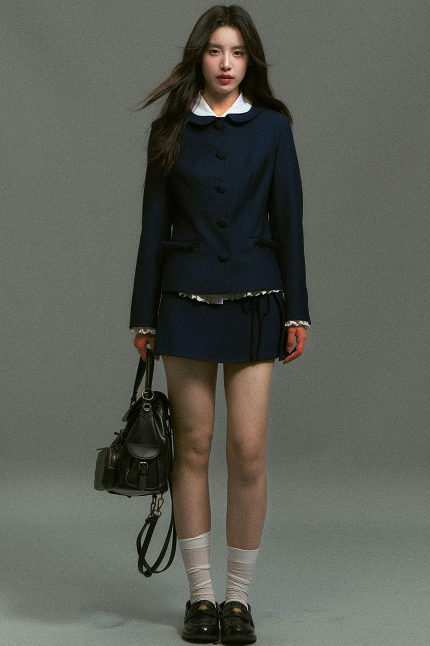 Vintage Doll Collar Suit Set-Up