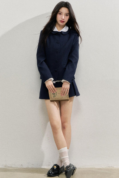 Vintage Doll Collar Suit Set-Up