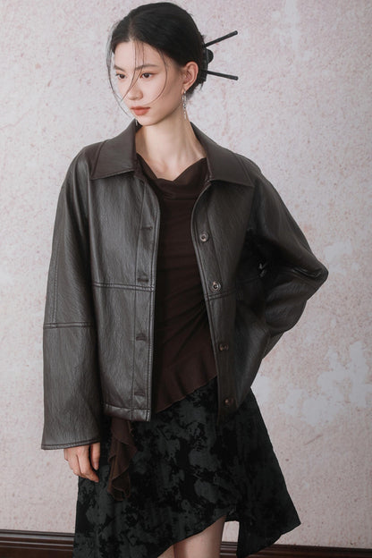 Autumn Staggered Asymmetrical Skirt