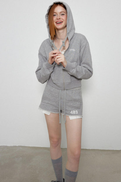 Gray Vintage Hoodie Set-Up