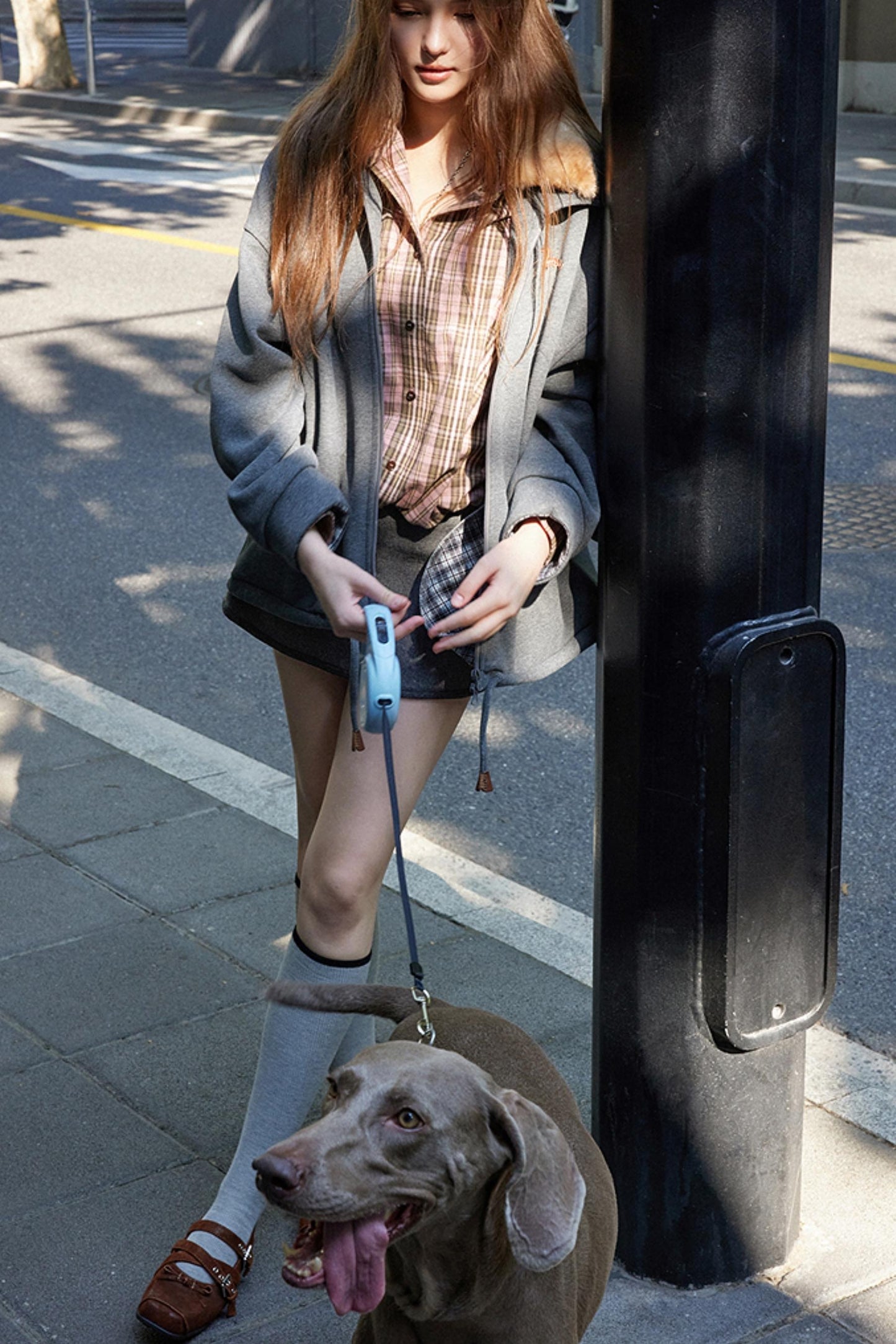 Patch Embroidered Baggy Coat