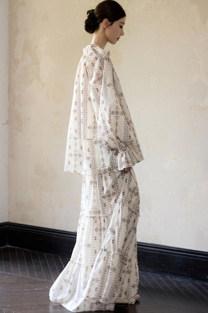 Retro National Resort Style Skirt