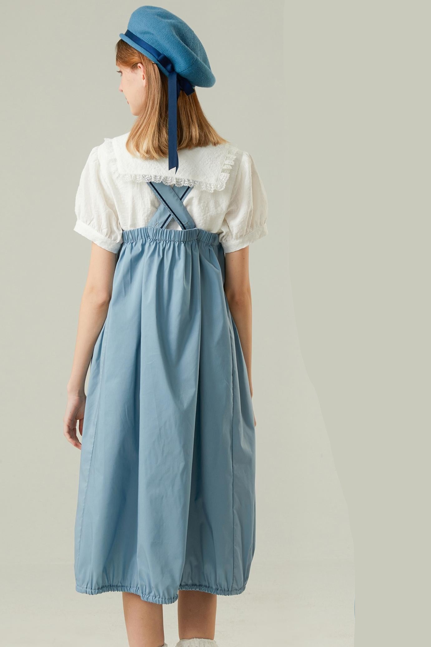 Blue Strappy Maxi Dress