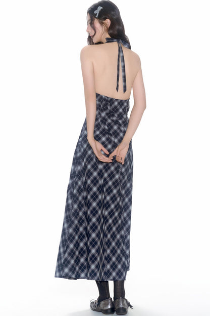 Halterneck Patch Dress