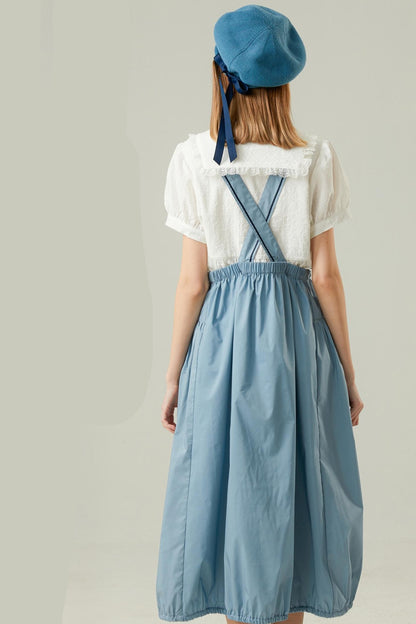 Blue Strappy Maxi Dress