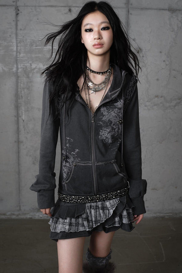 Millennium Printed Hoodie Dress