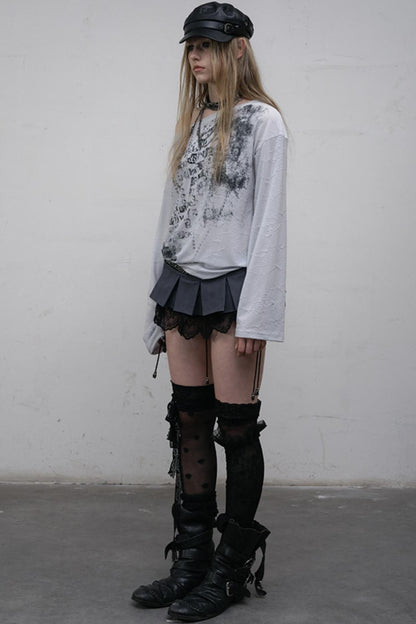 Slouchy One-Shoulder Tee