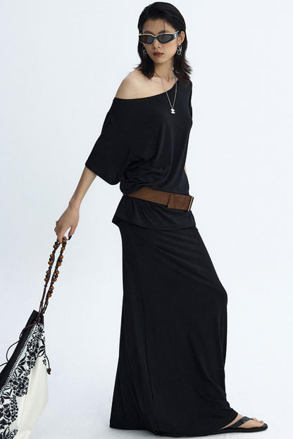 Vintage Distressed Square Buckle Waist Seal