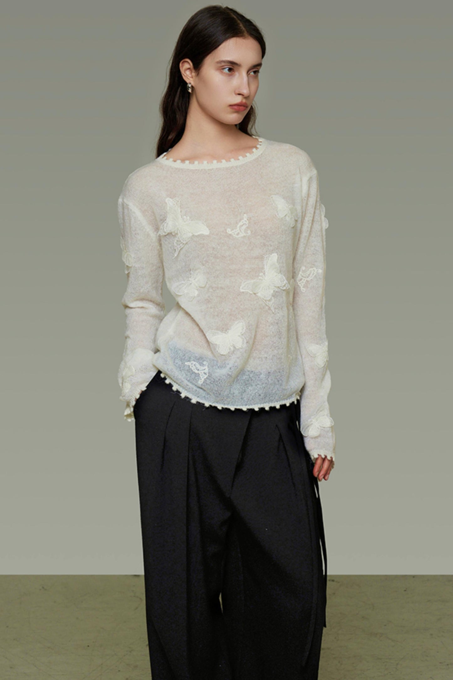 Butterfly Slim Sweater