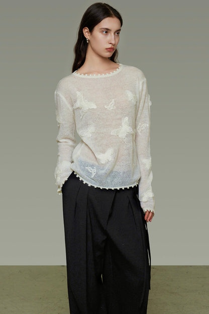 Butterfly Slim Sweater
