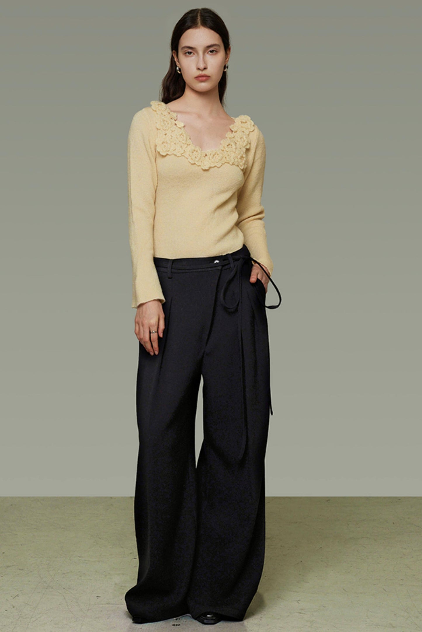 Autumn Flared Knit Top