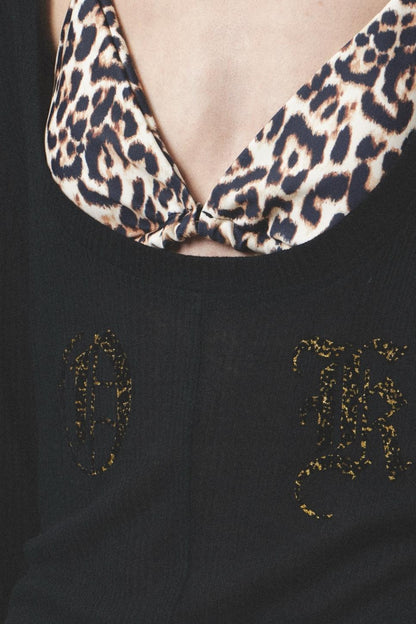 Flocked Sunshield Long Sleeve Skirt Set-Up