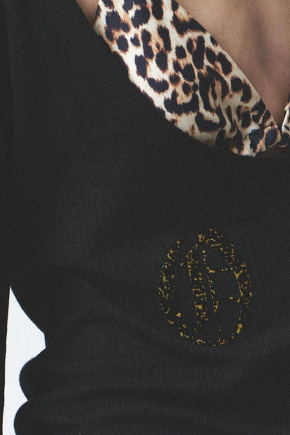 Flocked Sunshield Long Sleeve Skirt Set-Up