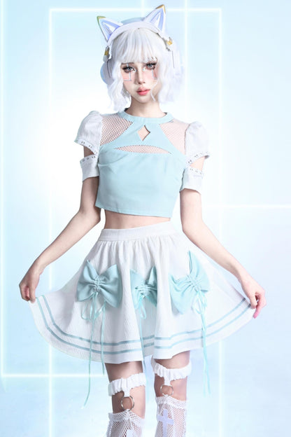 Niche Hot Girl Bow Tie Skirt