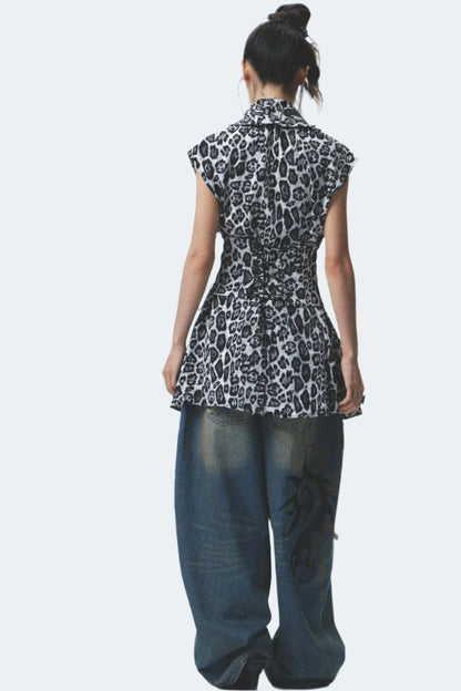 Distressed Denim Jeans