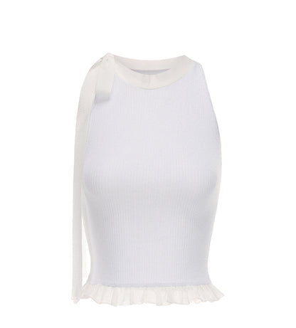 White Knit Tank