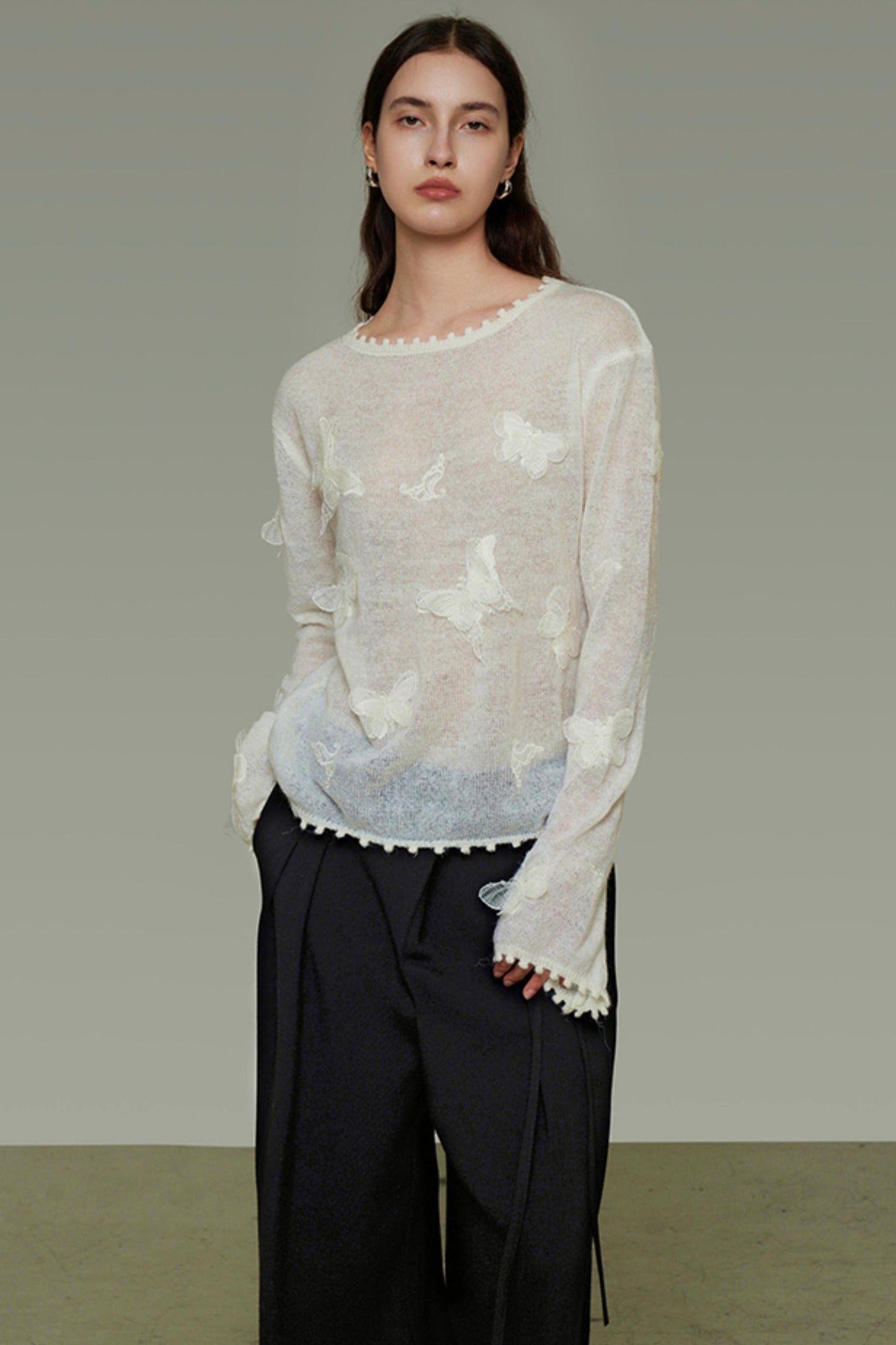 Butterfly Slim Sweater