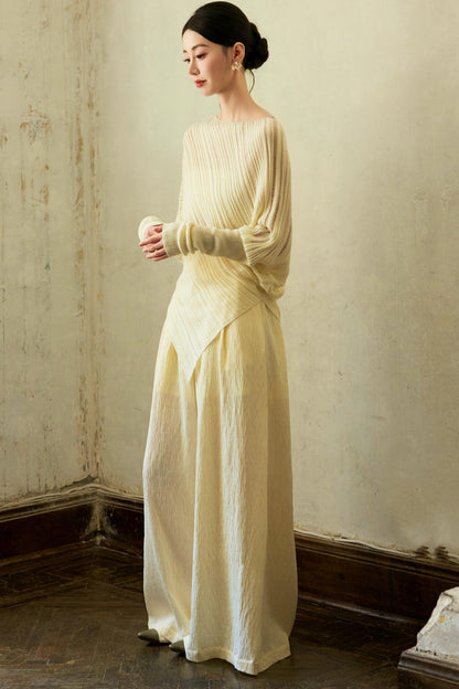 Lazy Sheep Wool Bat Sleeve Sweater