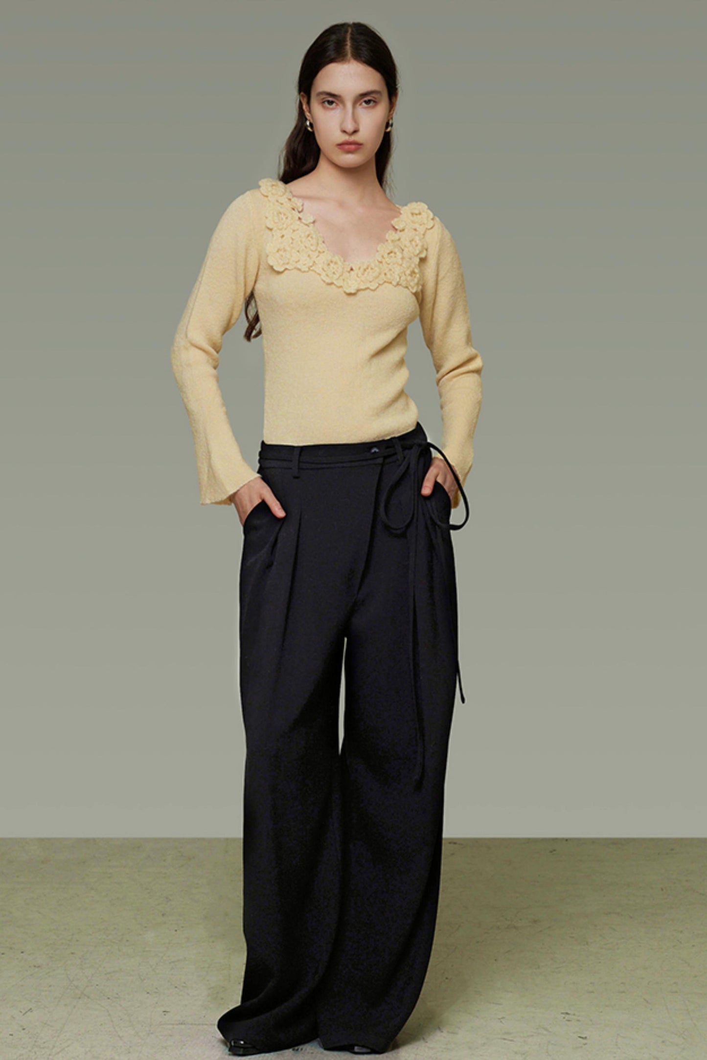 Autumn Flared Knit Top