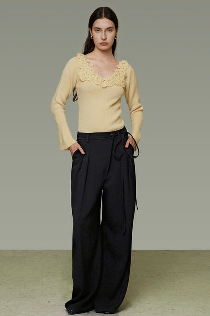 Autumn Flared Knit Top