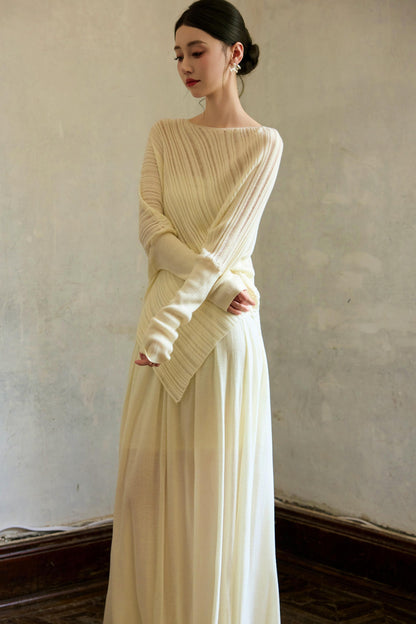 Sheep Wool Knitted Skirt