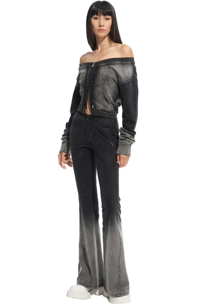 Rock Twill Bootcut Trousers