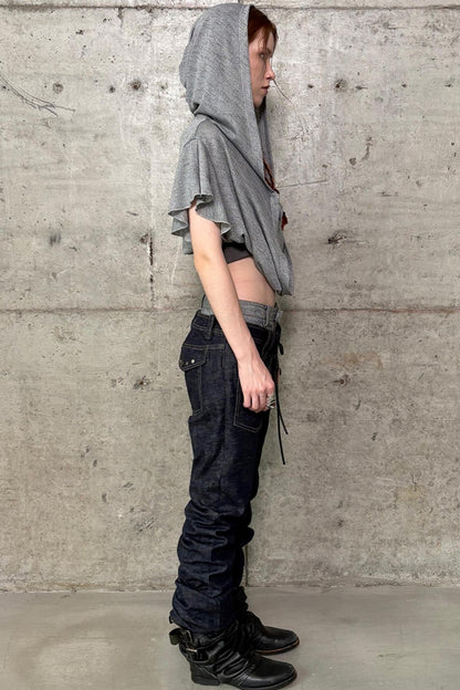 Color Block Slim Fit Jeans