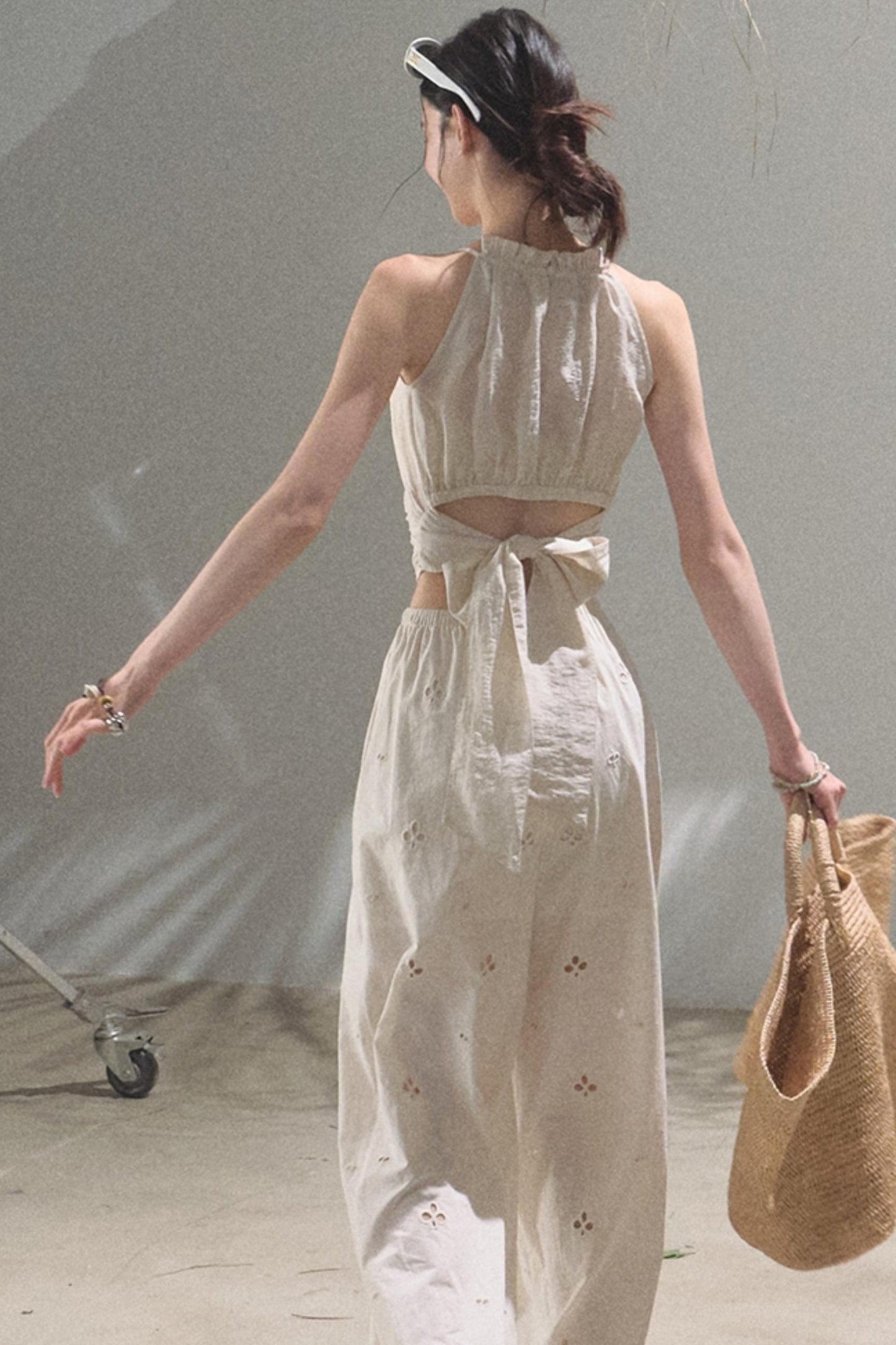 Self-Love Embroidered Summer Pants