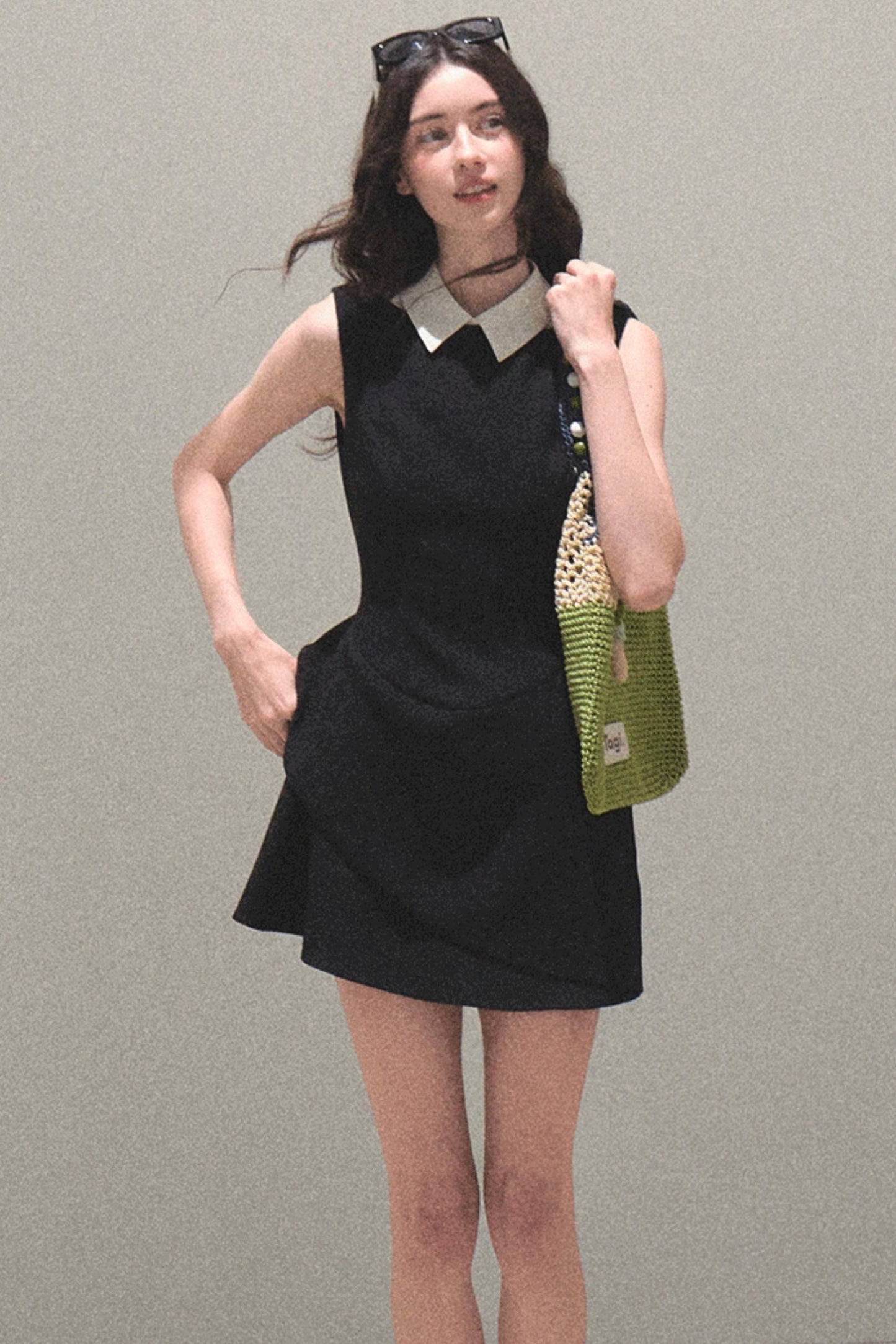 Stunning Choker-Style Saree Dress