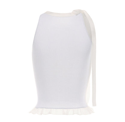 White Knit Tank