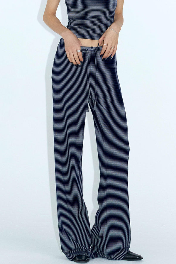 Slimming Striped Yoga Set with Shorts Set-Up