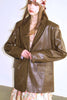 Braune Lederjacke auf Lager
