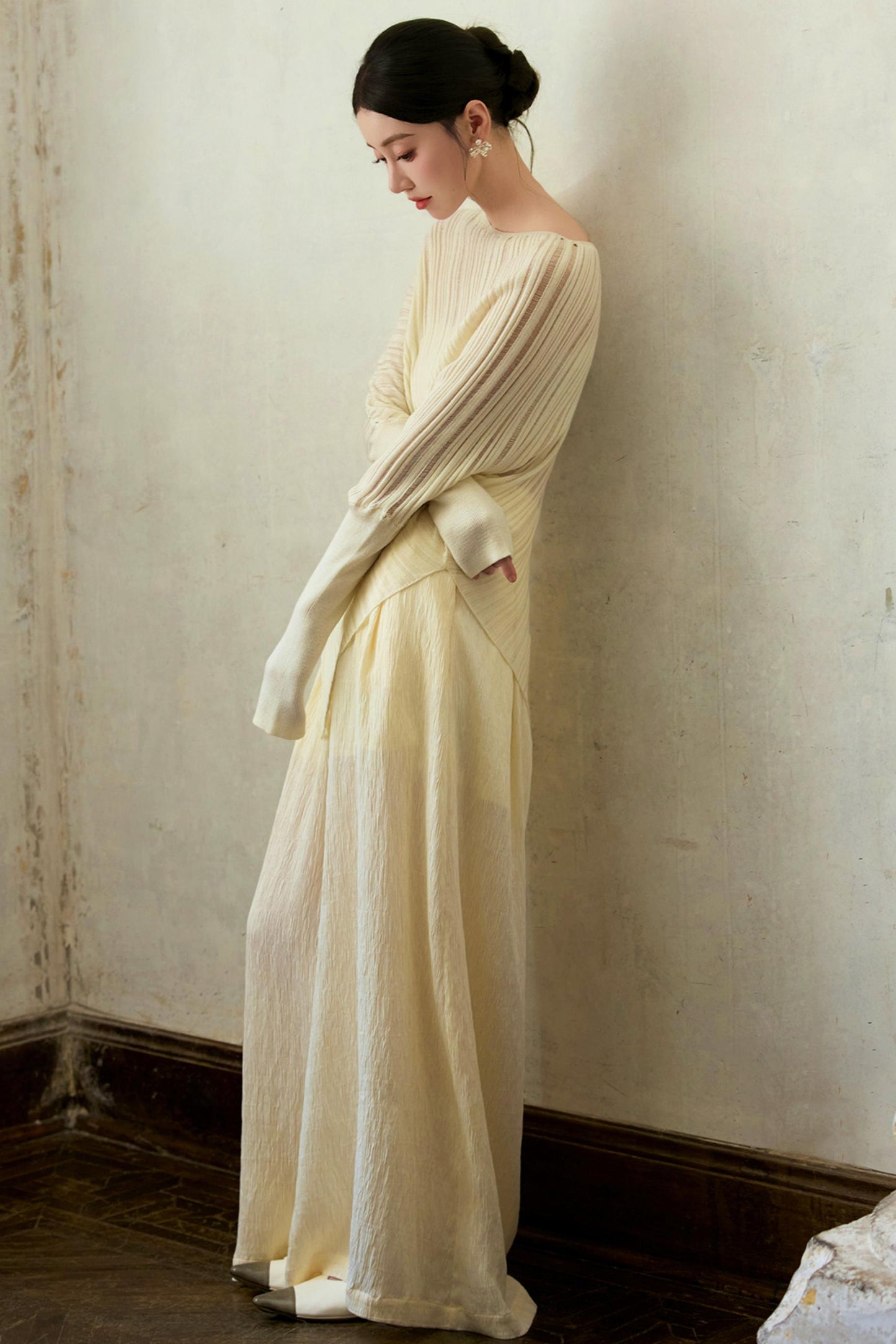 Lazy Sheep Wool Bat Sleeve Sweater