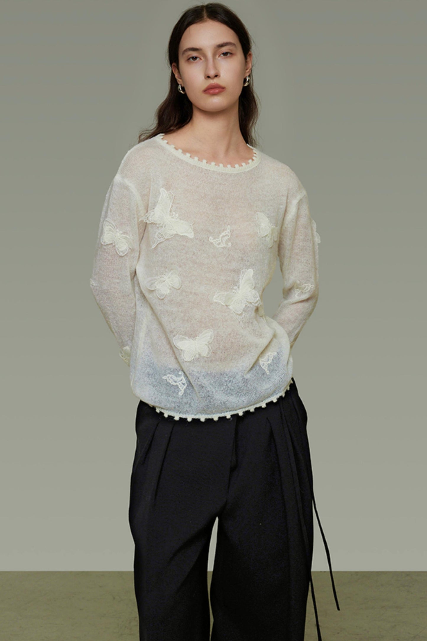Butterfly Slim Sweater