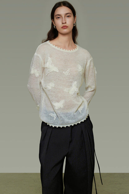 Butterfly Slim Sweater