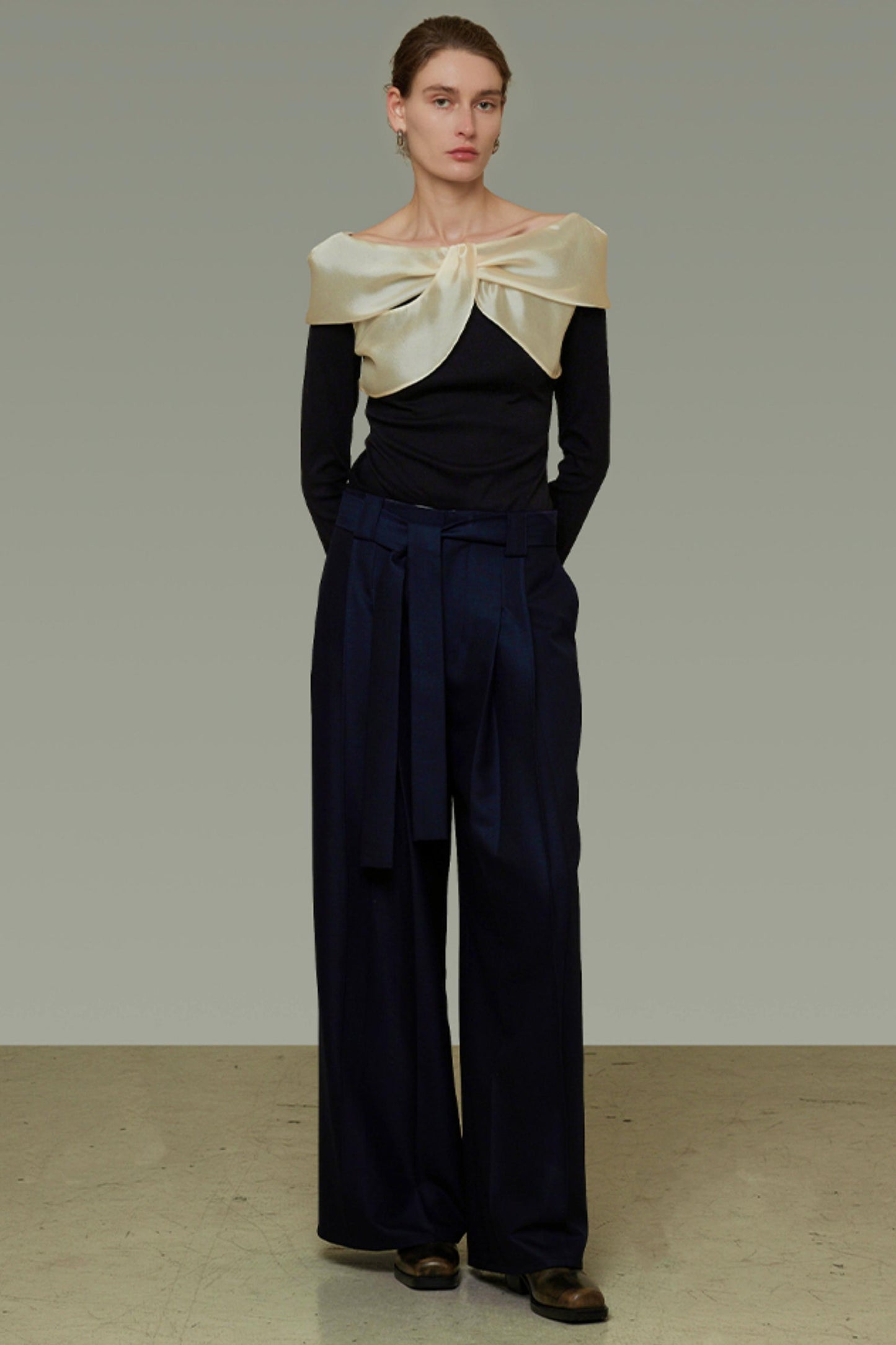 Patchwork Slimming Sweater