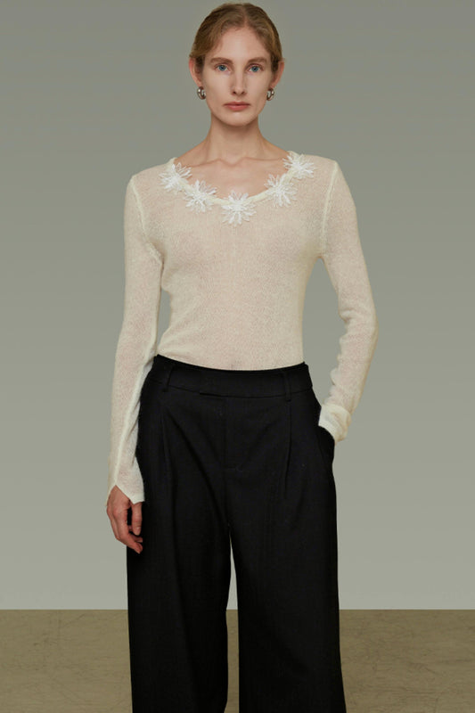Temperament Knitted Sweater