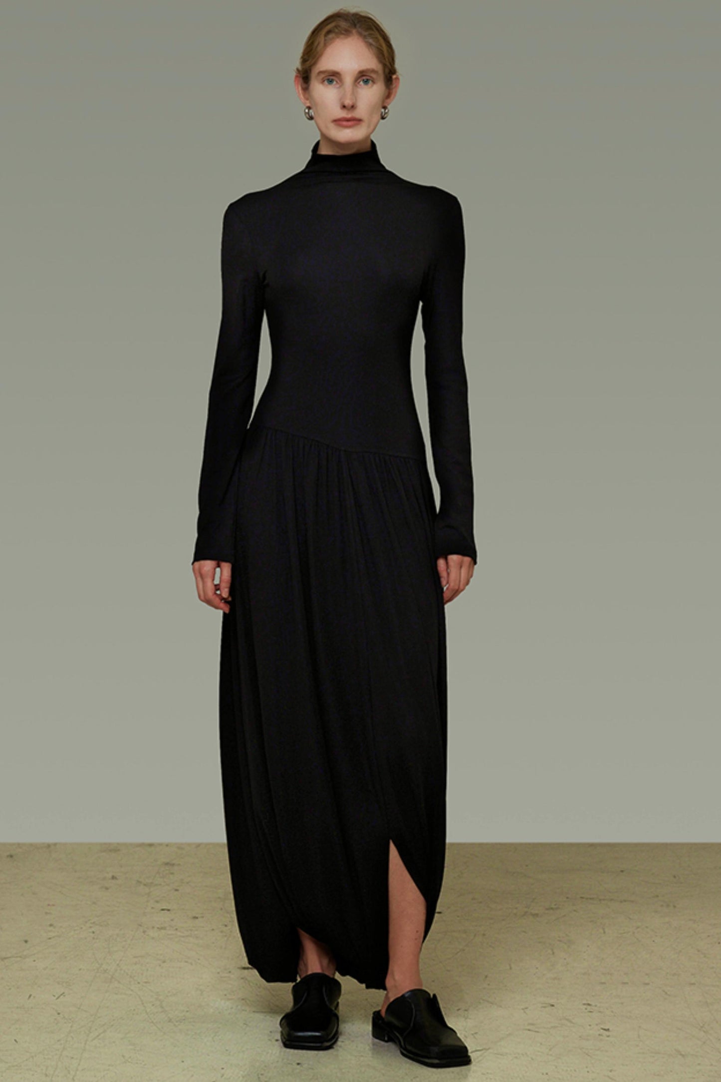 Slim High Neck Autumn Dress