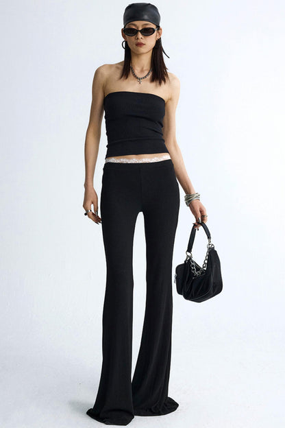 Chic Colorblock Flare Pants