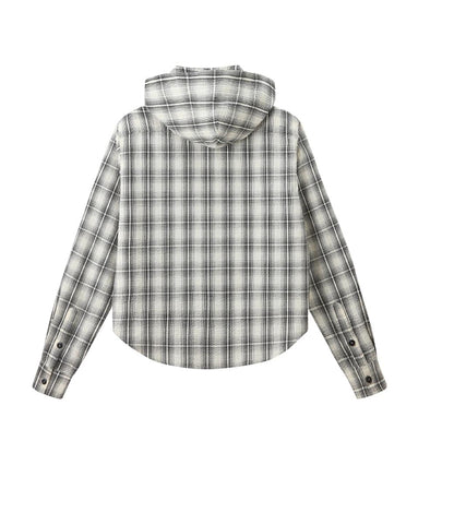 Plaid Hooded Jacket