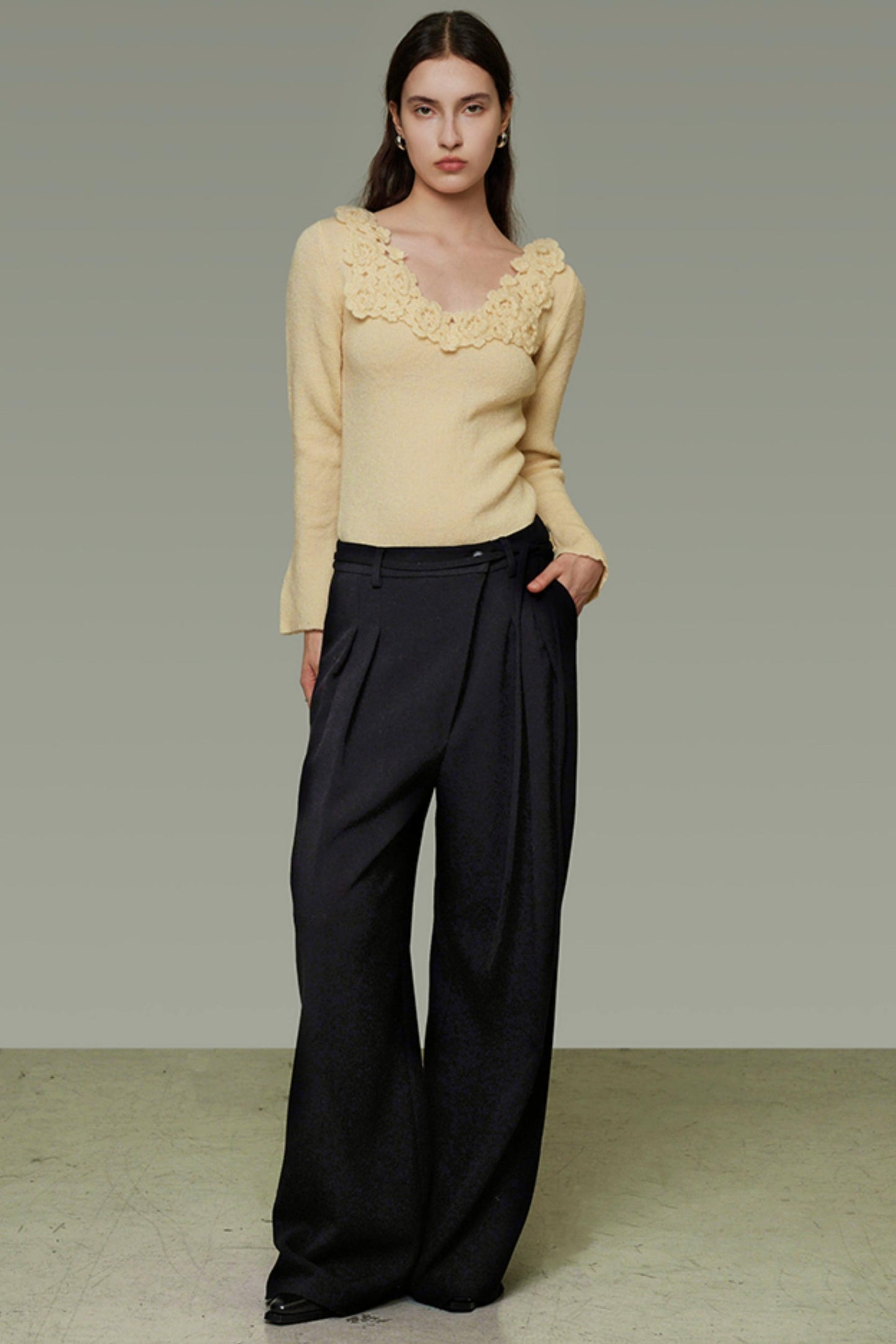 Autumn Flared Knit Top