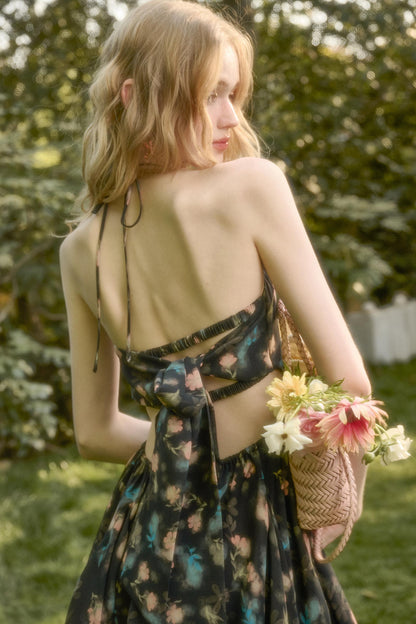 Green Lace Maxi Dress