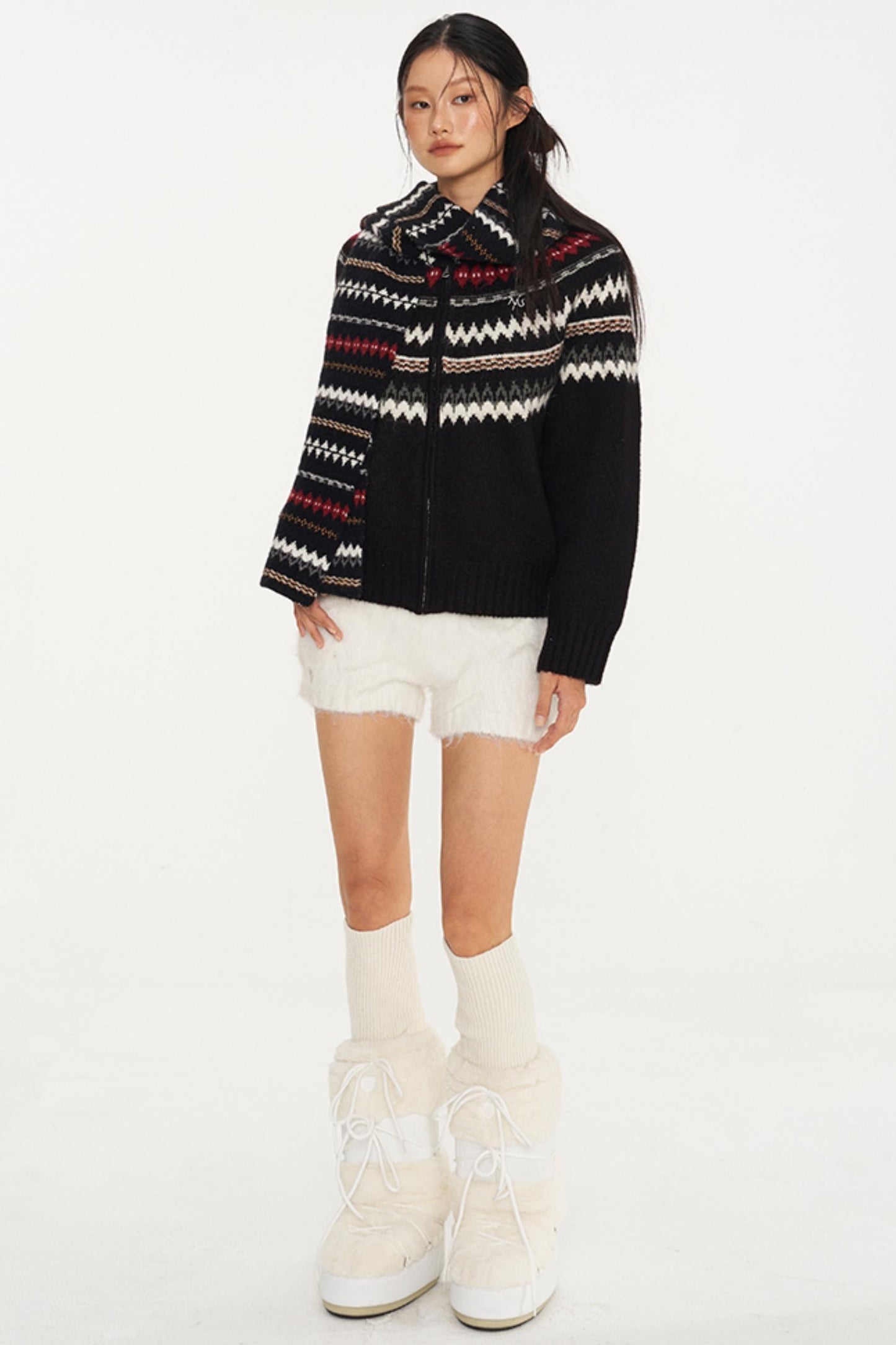 Fair Isle Wool Cardigan