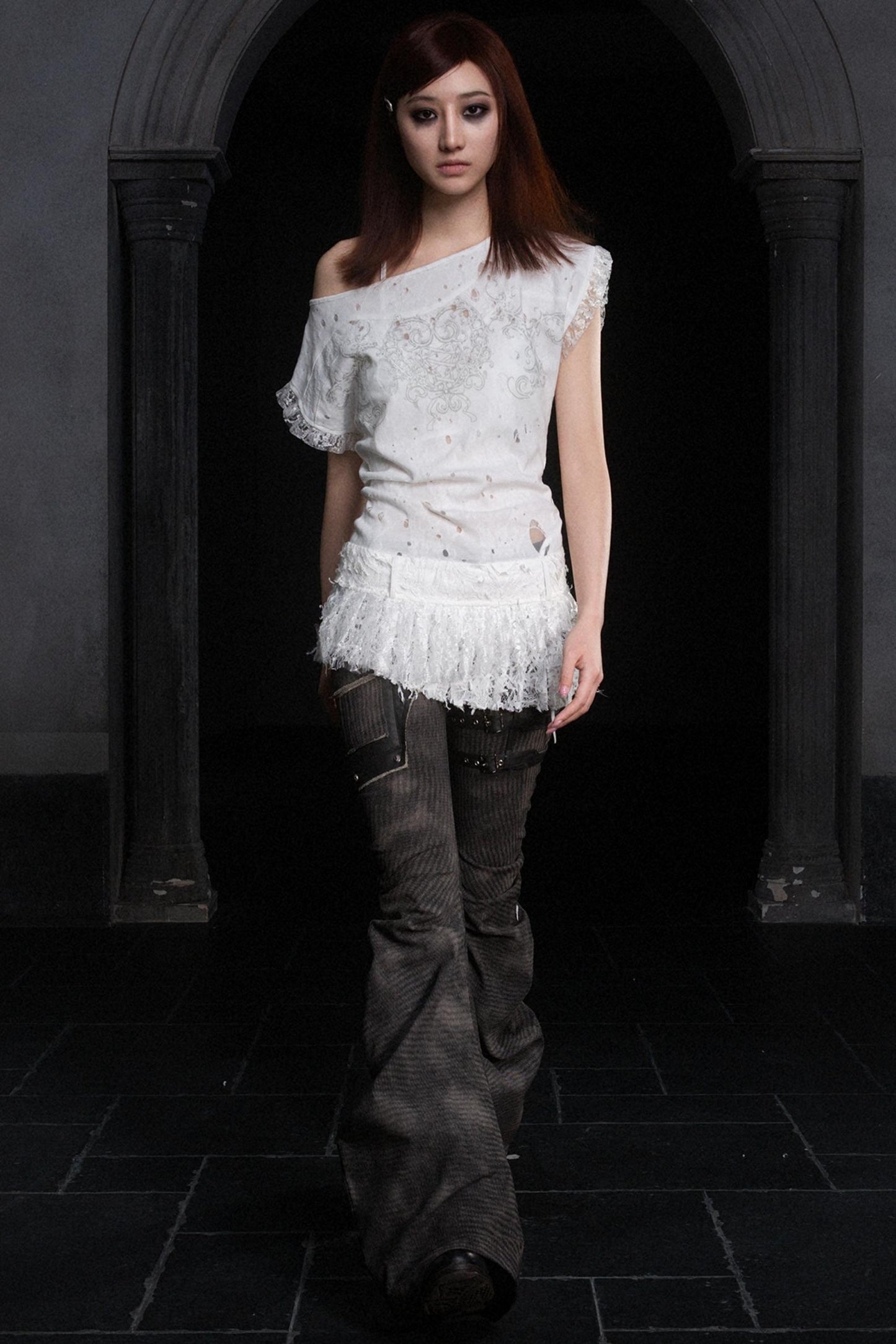 Vintage Alien Denim Trousers